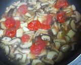 パティシエが作った茸とプチトマトのパスタ作り方4写真