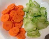 簡単美味しい☆ブロッコリーの茎の塩炒め作り方1写真