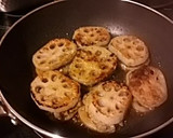 ◆簡単アレンジ♡蓮根の照り焼き挟み焼き◆作り方5写真