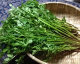 セリの炒め物きんぴら風作り方1写真
