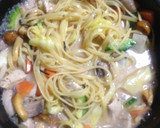 鰹と鶏と野菜のパスタ　餡かけ塩焼きそば風作り方4写真