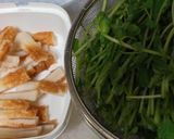 豆苗とちくわのダシダ炒め作り方1写真