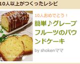 簡単♪グレープフルーツのパウンドケーキ作り方11写真