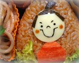 簡単キャラ弁：こいのぼりと金太郎のお弁当作り方6写真