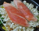 とろ～りコク旨味噌で鮭のちゃんちゃん焼き作り方4写真