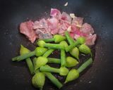 旬は短い！ネギ坊主と豚肉の塩麹炒め作り方3写真