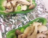 ピーマンきのこ詰め作り方4写真