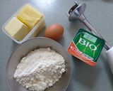 苺マーブル模様のヨーグルト蒸しケーキ作り方1写真