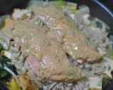 とろ～りコク旨味噌で鮭のちゃんちゃん焼き作り方5写真