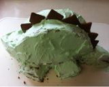 恐竜ケーキ ステゴザウルス作り方9写真