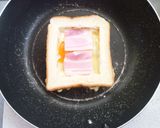 焼きマヨネーズベーコンエッグチーズ食パン作り方4写真
