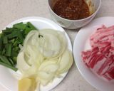 簡単☆豚みそ丼☆作り方1写真