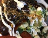 新たまねぎの葉っぱdeネギ（お好み）焼き作り方5写真