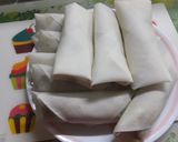 【かぼちゃの春巻き】甘辛豚肉とチーズ入り作り方10写真