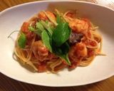 簡単☆エビのトマトクリームパスタ作り方4写真