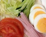 レタス・胡瓜・トマトで☆サラダそうめん作り方6写真