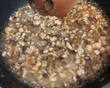 逸品*きのこと鶏ひき肉の和風パスタ作り方5写真