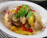 鶏もも肉のパプリカ煮込み☆ポテト添え作り方12写真