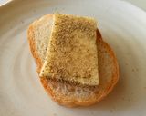 サーモンと野菜とチーズのブルスケッタ作り方5写真