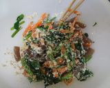 絹ごし豆腐でこんにゃくのなめらか白和え作り方6写真