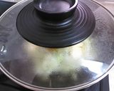 キャベツの巣ごもり卵お好み焼き風作り方3写真