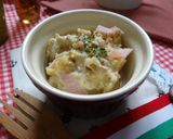 ひよこ豆の粒マスタードとハムのサラダ♪作り方2写真