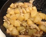 アメリカで作る大根と鶏肉の塩麹炒め煮作り方8写真