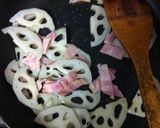 簡単おつまみ☆蓮根のジャーマンポテト風作り方3写真