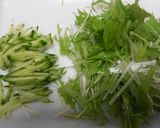 豆腐・ソーセージ・水菜味ぽん入りサラダ作り方3写真
