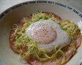 きゃべつde巣籠り目玉焼き作り方10写真