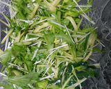 豆腐・ソーセージ・水菜味ぽん入りサラダ作り方12写真