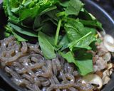 豚肉とつきこんにゃくの簡単チャプチェ風作り方4写真
