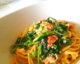 大絶賛！鮭とホウレン草のクリームパスタ作り方11写真