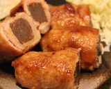 焼肉のタレで☆蒟蒻のヘルシー豚肉巻き作り方7写真