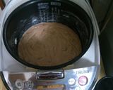 炊飯器でラムレーズンチョコケーキ作り方4写真