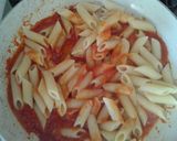 トマトソースパスタ☆マルゲリータ風作り方5写真