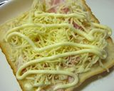 切り干し大根×ベーコンの和トースト作り方5写真