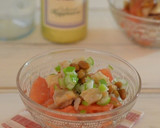 シャキシャキ蓮根と納豆のトマト和え作り方3写真
