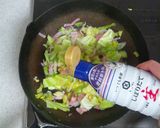 キャベツとベーコン香る和風ペペロンチーノ作り方8写真