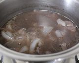 牛ほほ肉の赤ワイン煮~韓国風作り方4写真