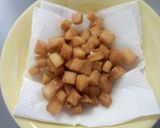 余った食パンの耳も変身！パン耳クルトン♪作り方3写真