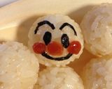 キャラ弁に〜簡単たこ焼き風アンパンマン作り方3写真
