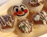 キャラ弁に〜簡単たこ焼き風アンパンマン作り方7写真