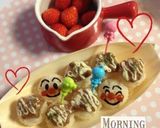 キャラ弁に〜簡単たこ焼き風アンパンマン作り方9写真