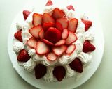 イチゴたっぷりデコレーションケーキ作り方6写真