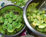 旬です！空豆の甘煮❀作り方1写真