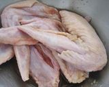 手羽先のマスタードチーズ焼き作り方1写真