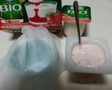 ダノンビオを使ったクレームダンジュ作り方1写真