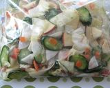 ホエーde簡単酢漬け（お漬物）作り方3写真