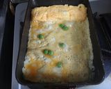 グリーンピースで春の卵焼き作り方2写真
